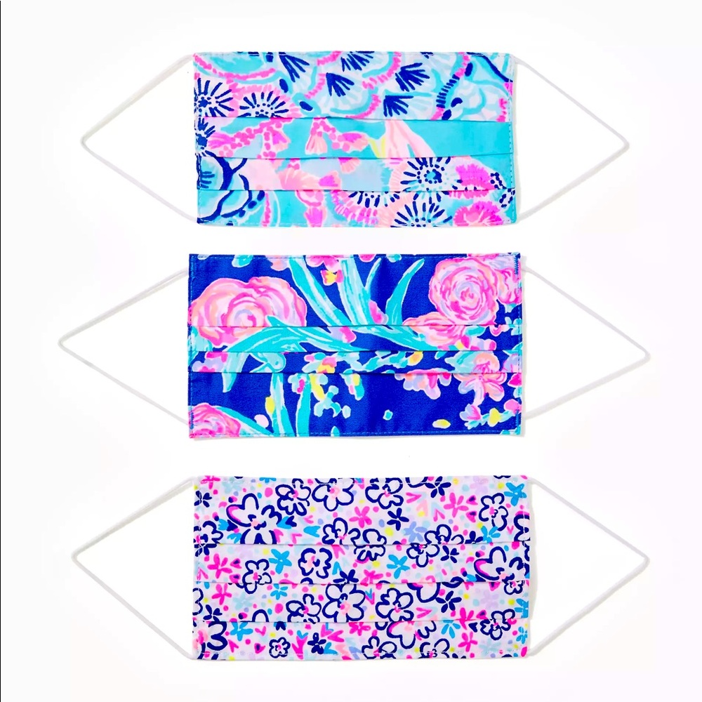 Lilly Pulitzer 3-Pack Face Mask Set 💗